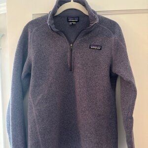 Purple Patagonia Women's Quarter Zip